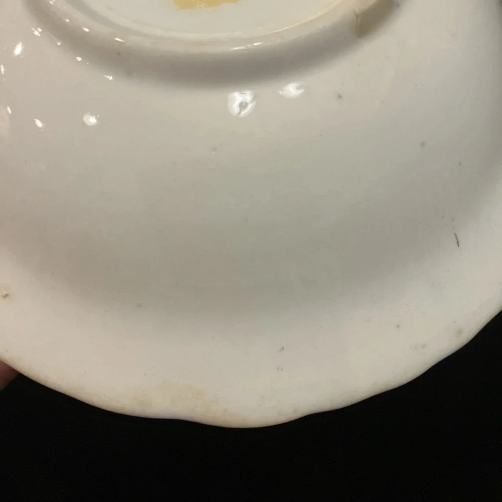 Vintage Blue Imperial Limoges China Soup/Cereal Bowl With Gold Accent Decoration